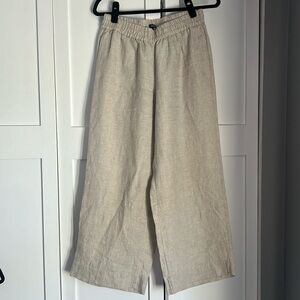 JCrew Linen Pull On Pant